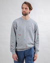 Splash Paint Sweatshirt Grey