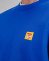 Noodles Label Sweatshirt Klein Blue