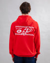 Hot & Brava Pizza Hoodie Sweatshirt Red