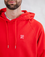 Hot & Brava Pizza Hoodie Sweatshirt Red