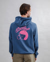 Brava Gum Hoodie Sweatshirt Indigo