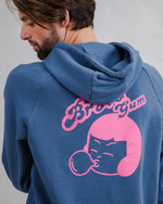 Brava Gum Hoodie Sweatshirt Indigo