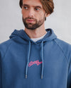 Brava Gum Hoodie Sweatshirt Indigo