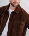 Corduroy Overshirt Chocolate