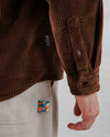 Corduroy Overshirt Chocolate