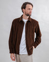 Corduroy Overshirt Chocolate