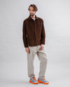 Corduroy Overshirt Chocolate