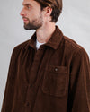 Corduroy Overshirt Chocolate