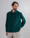 Corduroy Overshirt Green