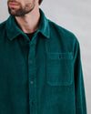 Corduroy Overshirt Green