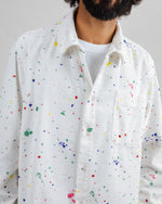 Splash Paint Corduroy Overshirt