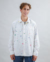 Splash Paint Corduroy Overshirt