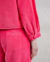 Corduroy Boxy Shirt Pink