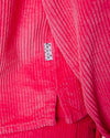 Corduroy Boxy Shirt Pink