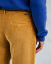 Corduroy Pleated Chino Pants Camel