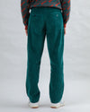 Corduroy Pleated Chino Pants Green