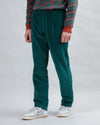 Corduroy Pleated Chino Pants Green