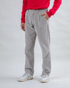 Corduroy Pleated Chino Pants Grey