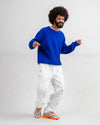 Splash Paint Corduroy Pleated Chino Pants