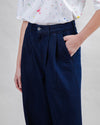 Wide Leg Pants Denim Dark