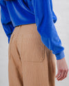 Stripes Straight Leg Pants Camel