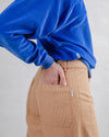 Stripes Straight Leg Pants Camel