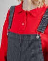 Denim Stripes Overall