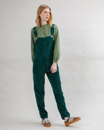 Corduroy Overall Dark Green