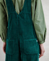 Corduroy Overall Dark Green