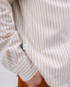 Relaxed Stripes Choco Shirt