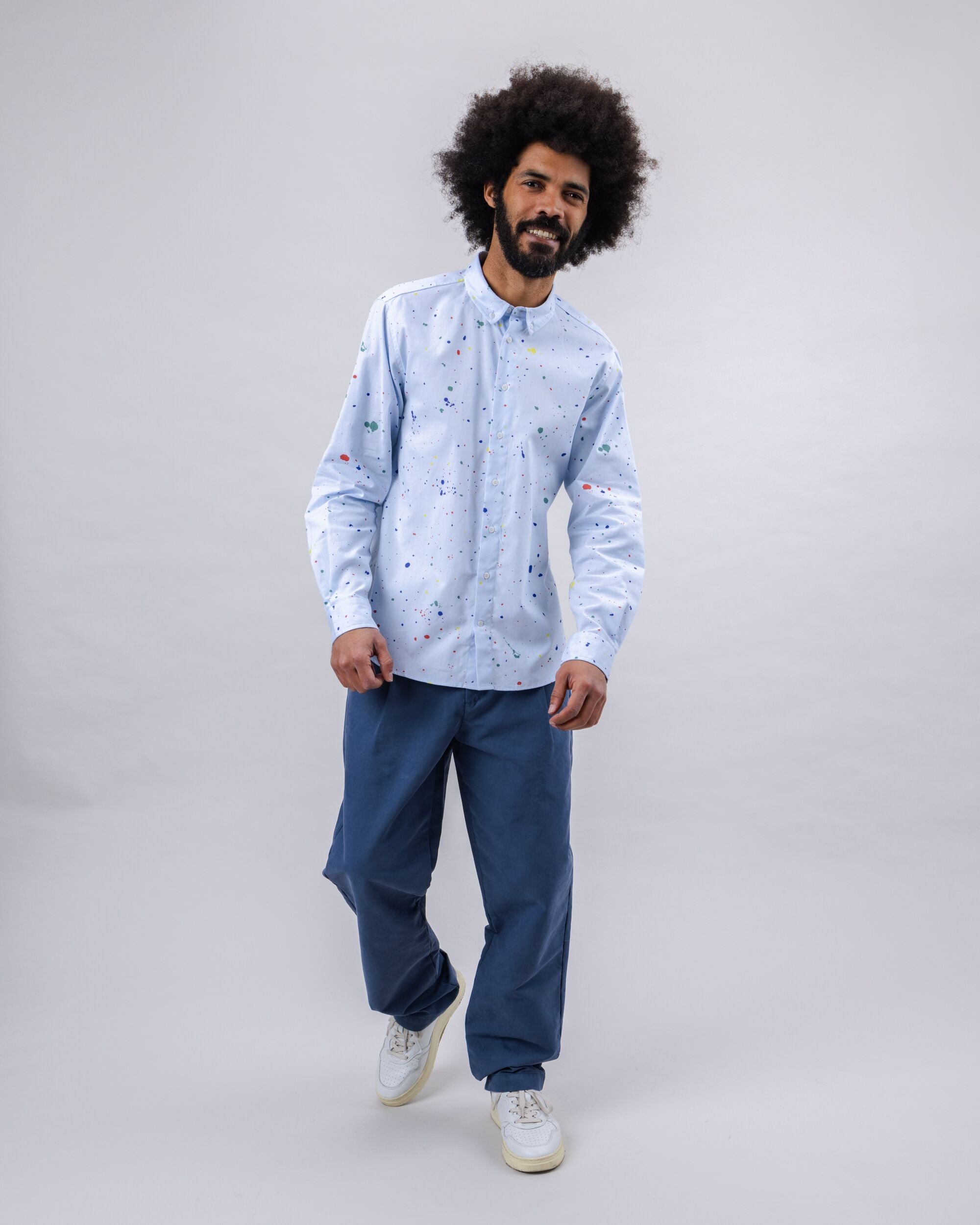 Splash Paint Oxford Shirt