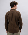 Heart Flannel Overshirt Brown
