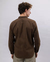 Heart Flannel Overshirt Brown