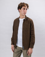 Heart Flannel Overshirt Brown