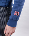 Brava Gum Quilt Sweatshirt Indigo