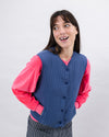 Quilt Vest Woman Indigo