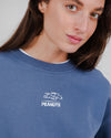 Peanuts Everybody’s in a Hurry Sweatshirt Indigo