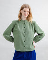 Mini Check Blouse Olive