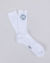 Peanuts Records Deejay Socks White