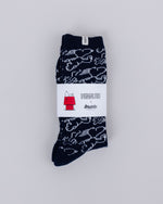 Peanuts Everybody´s in a Hurry Socks Navy