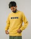 Out of office Sweatshirt ochre