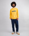 Out of Office Cotton Sweatshirt Yellow