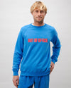 Out of Office Cotton Sweatshirt Blue