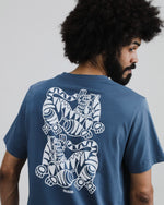 Asis Percales Tigris Regular T-Shirt Blue