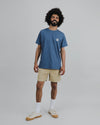 Asis Percales Tigris Regular T-Shirt Blue