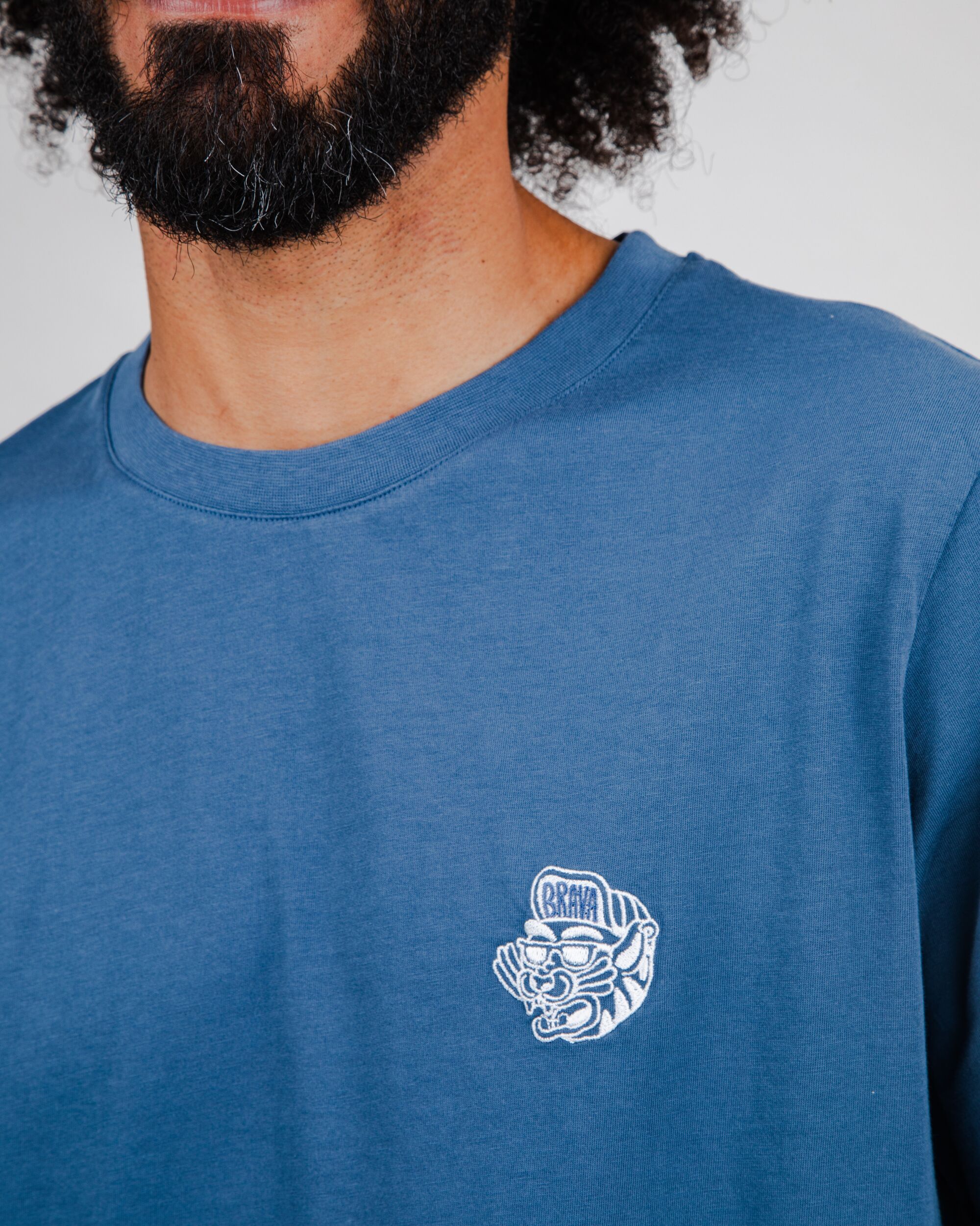 Asis Percales Tigris Regular T-Shirt Blue