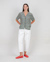 Peanuts Woodstock Aloha Blouse Navy