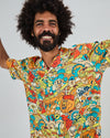 Asis Percales Party Animal Aloha Shirt