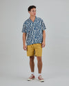 Sombrillas Aloha Shirt Blue