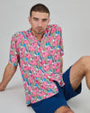 Peanuts Gelato Aloha Shirt Pink